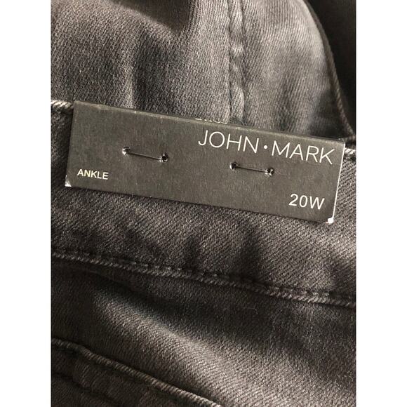 John Mark Women's 20W Wild Side Jeans in Charcoal NEW - Picture 8 of 8